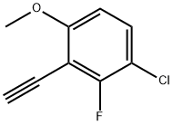 1-chloro-3-ethynyl-2-fluoro-4-methoxybenzene Structure