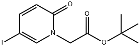 tert-butyl 2-(5-iodo-2-oxo-1,2-dihydropyridin-1-yl)acetate Structure