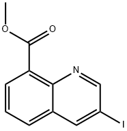 methyl 3-iodoquinoline-8-carboxylate Structure