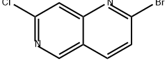 1,6-Naphthyridine, 2-bromo-7-chloro- Structure