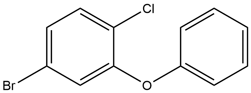 4-Bromo-1-chloro-2-phenoxybenzene Structure