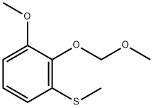 (3-Methoxy-2-(methoxymethoxy)phenyl)(methyl)sulfane Structure