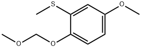 Benzene, 4-methoxy-1-(methoxymethoxy)-2-(methylthio)- Structure