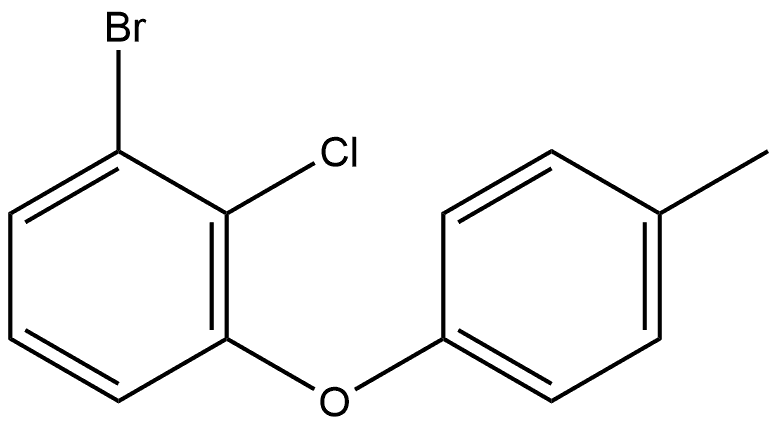 1-Bromo-2-chloro-3-(4-methylphenoxy)benzene Structure