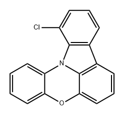 Indolo[3,2,1-kl]phenoxazine, 12-chloro- 구조식 이미지