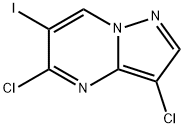 Pyrazolo[1,5-a]pyrimidine, 3,5-dichloro-6-iodo- Structure