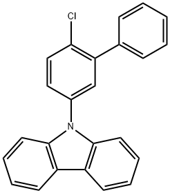 9H-Carbazole, 9-(6-chloro[1,1'-biphenyl]-3-yl)- Structure