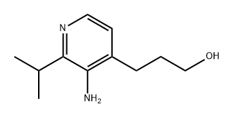 4-Pyridinepropanol, 3-amino-2-(1-methylethyl)- 구조식 이미지