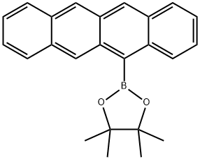 4,4,5,5-Tetramethyl-2-(5-naphthacenyl)-1,3,2-dioxaborolane Structure