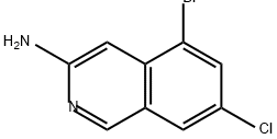 3-Isoquinolinamine, 5-bromo-7-chloro- Structure