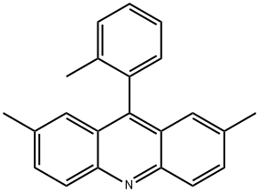 Acridine, 2,7-dimethyl-9-(2-methylphenyl)- Structure