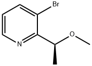 (S)-3-bromo-2-(1-methoxyethyl)pyridine Structure