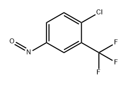 Benzene, 1-chloro-4-nitroso-2-(trifluoromethyl)- 구조식 이미지