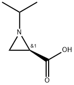 2-Aziridinecarboxylic acid, 1-(1-methylethyl)-, (2R)- Structure