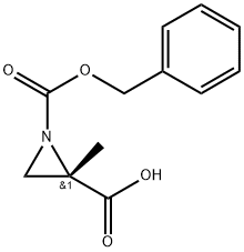 1,2-Aziridinedicarboxylic acid, 2-methyl-, 1-(phenylmethyl) ester, (2S)- Structure