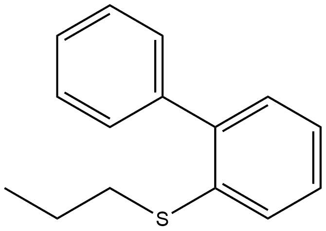 1,1'-biphenyl]-2-yl(propyl)sulfane Structure