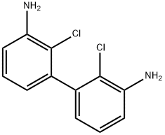 [1,1'-Biphenyl]-3,3'-diamine, 2,2'-dichloro- Structure