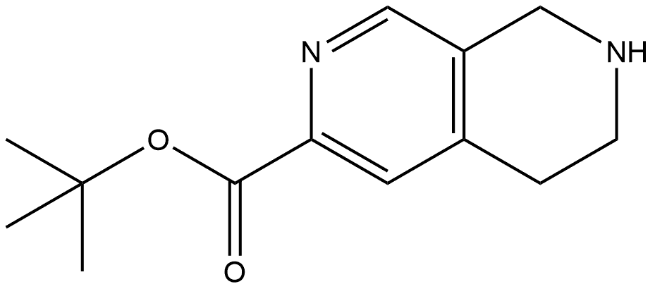 tert-Butyl 5,6,7,8-tetrahydro-2,7-naphthyridine-3-carboxylate 구조식 이미지
