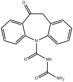 5H-Dibenz[b,f]azepine-5-carboxamide, N-(aminocarbonyl)-10,11-dihydro-10-oxo- Structure