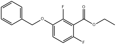 Ethyl 3-(benzyloxy)-2,6-difluorobenzoate Structure