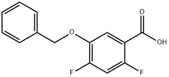 5-(benzyloxy)-2,4-difluorobenzoic acid Structure