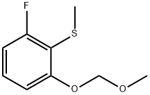 (2-Fluoro-6-(methoxymethoxy)phenyl)(methyl)sulfane Structure