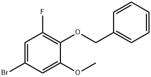 2-(Benzyloxy)-5-bromo-1-fluoro-3-methoxybenzene Structure