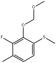 (3-Fluoro-2-(methoxymethoxy)-4-methylphenyl)(methyl)sulfane Structure