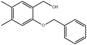 (2-(Benzyloxy)-4,5-dimethylphenyl)methanol Structure