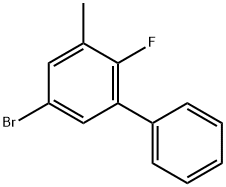 5-Bromo-2-fluoro-3-methyl-1,1'-biphenyl Structure