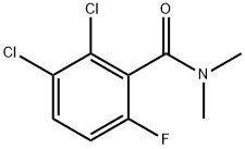 2,3-Dichloro-6-fluoro-N,N-dimethylbenzamide Structure