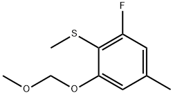 (2-Fluoro-6-(methoxymethoxy)-4-methylphenyl)(methyl)sulfane Structure