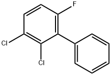 2,3-Dichloro-6-fluoro-1,1'-biphenyl Structure