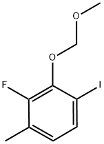 2-Fluoro-4-iodo-3-(methoxymethoxy)-1-methylbenzene Structure