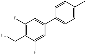 (3,5-Difluoro-4'-methyl-[1,1'-biphenyl]-4-yl)methanol Structure