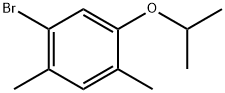 1-Bromo-5-isopropoxy-2,4-dimethylbenzene Structure