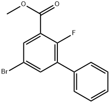 Methyl 5-bromo-2-fluoro-[1,1'-biphenyl]-3-carboxylate Structure