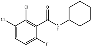 2,3-Dichloro-N-cyclohexyl-6-fluorobenzamide Structure