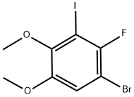 1-Bromo-2-fluoro-3-iodo-4,5-dimethoxybenzene Structure