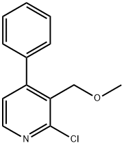 2-Chloro-3-(methoxymethyl)-4-phenylpyridine Structure