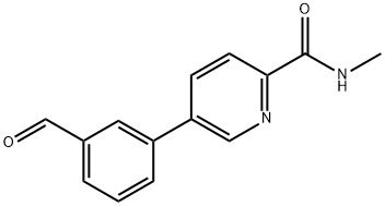 5-(3-Formylphenyl)-N-methylpicolinamide Structure