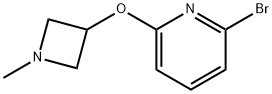 Pyridine, 2-bromo-6-[(1-methyl-3-azetidinyl)oxy]- Structure