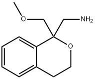 1H-2-Benzopyran-1-methanamine, 3,4-dihydro-1-(methoxymethyl)- Structure