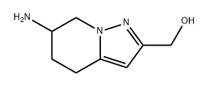 Pyrazolo[1,5-a]pyridine-2-methanol, 6-amino-4,5,6,7-tetrahydro- 구조식 이미지