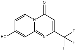 8-Hydroxy-2-(trifluoromethyl)-4H-pyrido[1,2-a]pyrimidin-4-one Structure