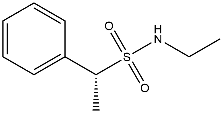 (1R)-N-ethyl-1-phenylethane-1-sulfonamide Structure