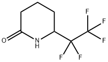 6-(1,1,2,2,2-pentafluoroethyl)piperidin-2-one Structure