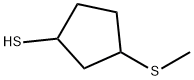 3-(methylsulfanyl)cyclopentane-1-thiol, Mixture of diastereomers Structure