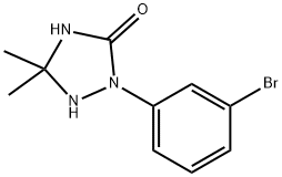 2-(3-bromophenyl)-5,5-dimethyl-1,2,4-triazolidin-3-one Structure