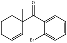 (2-bromophenyl)(1-methylcyclohex-2-en-1-yl)methanone Structure